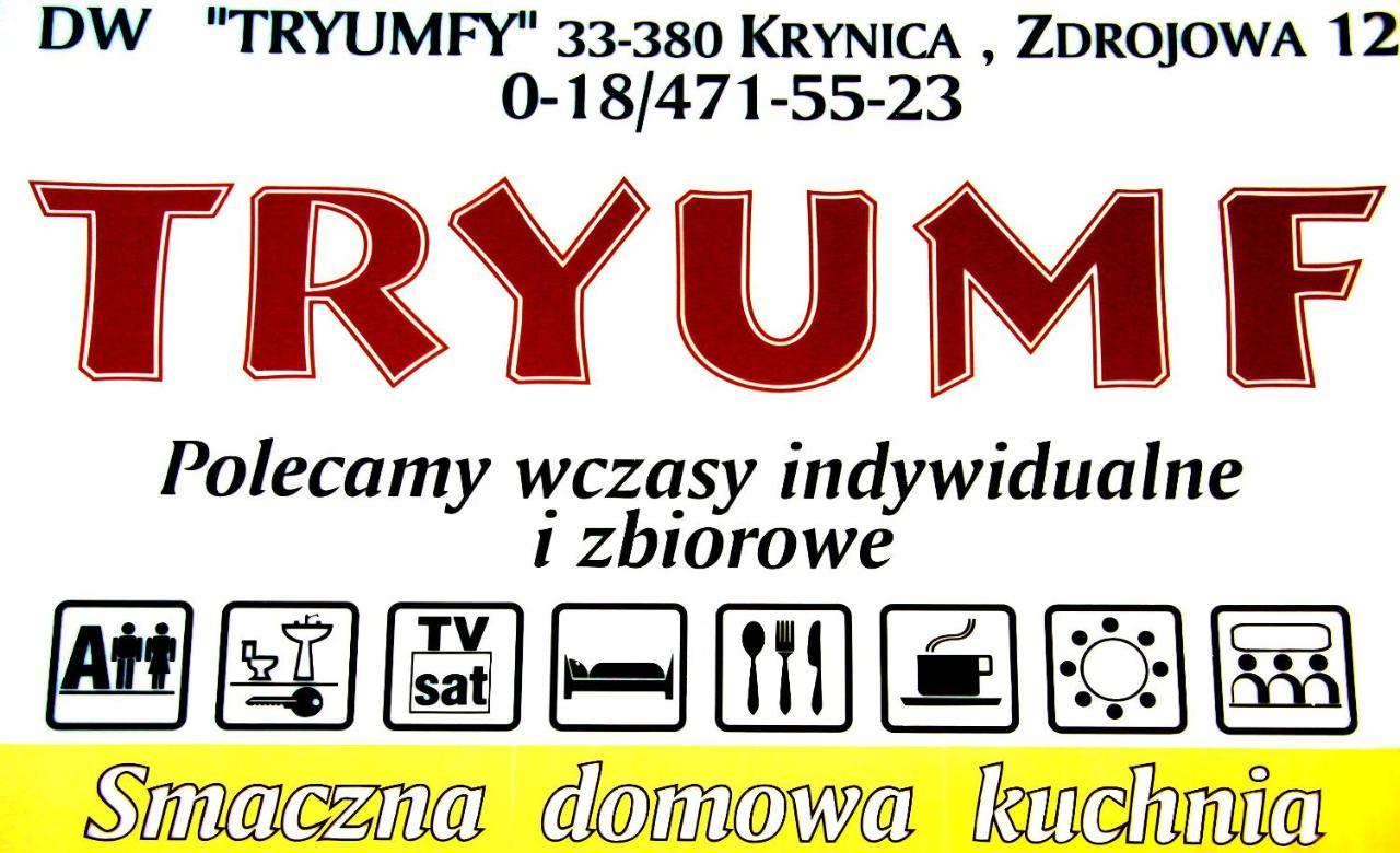 Domy Wczasowe Tryumfy Bed and Breakfast Krynica-Zdrój Exterior foto